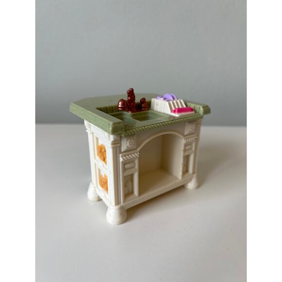 Fisher Price Loving Family Cream White Kitchen Sink Island Counter Table - Picture 1 of 8